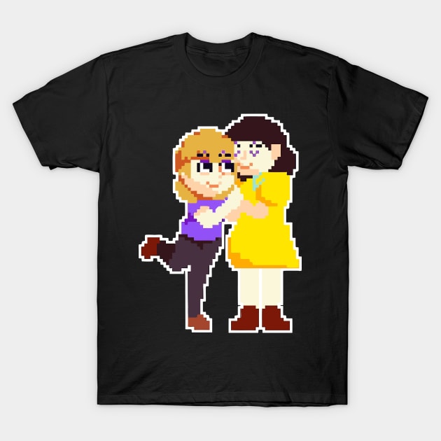 Pixel Art Pride Girl Love T-Shirt by RendyPratama